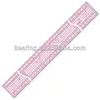 Kearing, transparent metric graph ruler, sanwich line metric pattern grading ruler, 5*50cm for fashion design #8001
