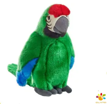 talking parrot plush toy