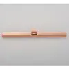 wholesale handbag handle hardware light gold square metal bag clip purse frames