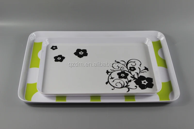 17-15-13inch Melamine square tray rectangle tray straight flange tray