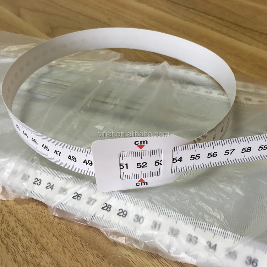 PP Plastic Water Proof Baby Head Circumference Muac Measuring Tape