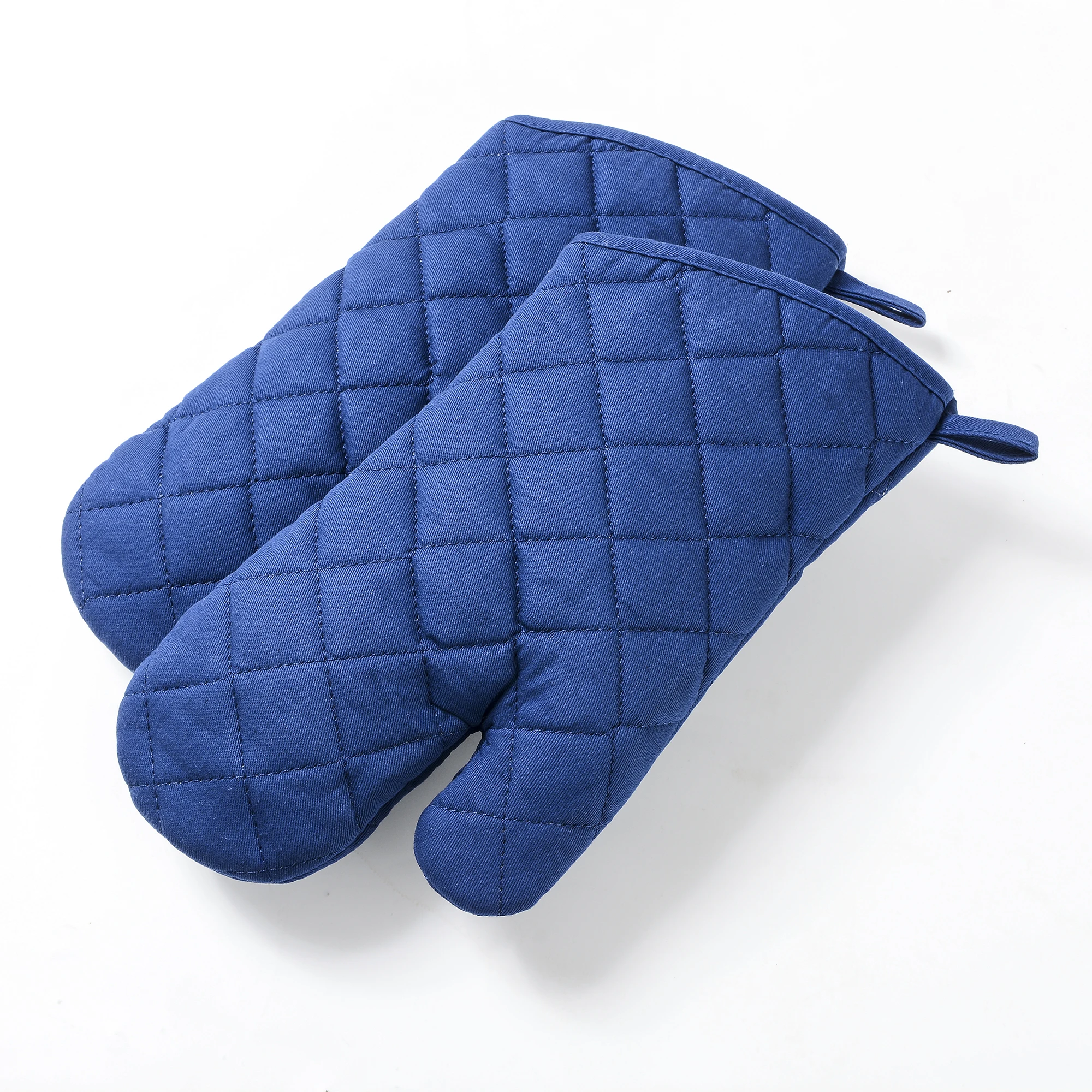 oeleky heat resistant cotton oven gloves grill mitts