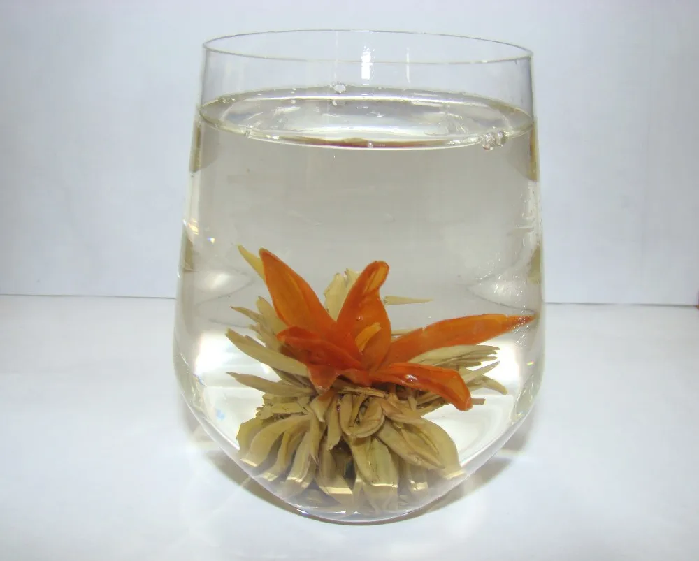 Bai Nian Hao He Eternal Love Blooming tea special green tea with Lily flower - 4uTea | 4uTea.com