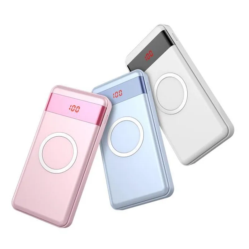 2020 new arrivals powerbank 10000mah mobile battery fast charger 5V 2A li-polymer ultra slim 10000 mAh power banks custom LOGO - ANKUX.COM