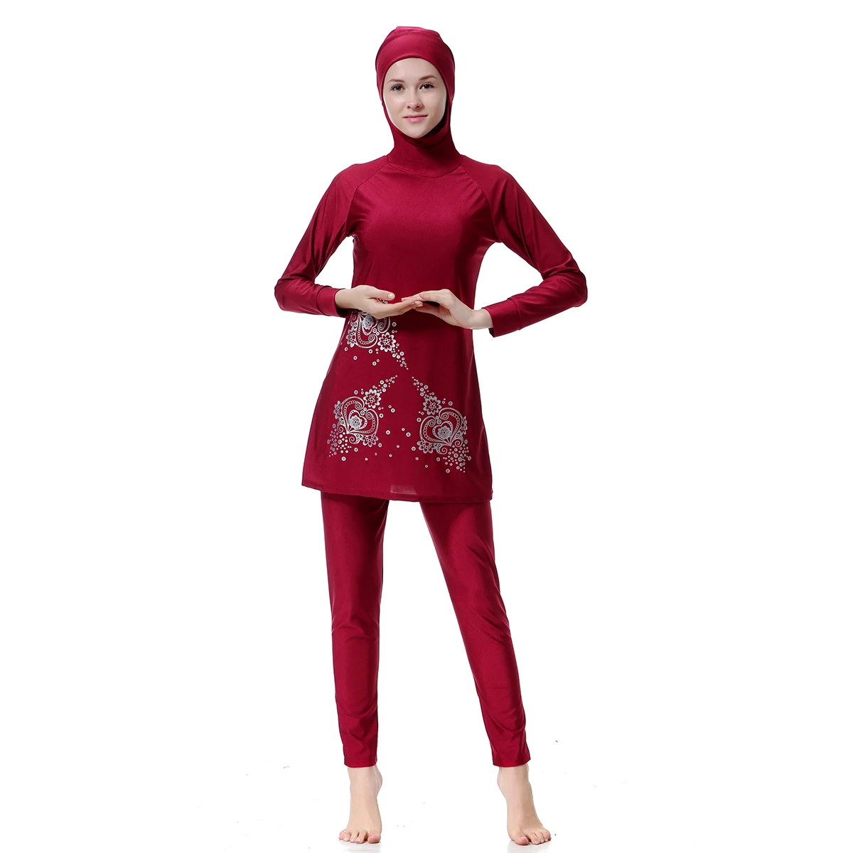 2019 New Arrival Full Coverage Highly Elastic Muslim Swimming Costume ...