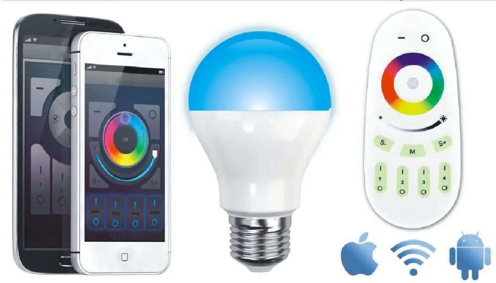 Free App Download Led Wifi Bulb,Ios Smart Control Smart Wifi Bulb,9w