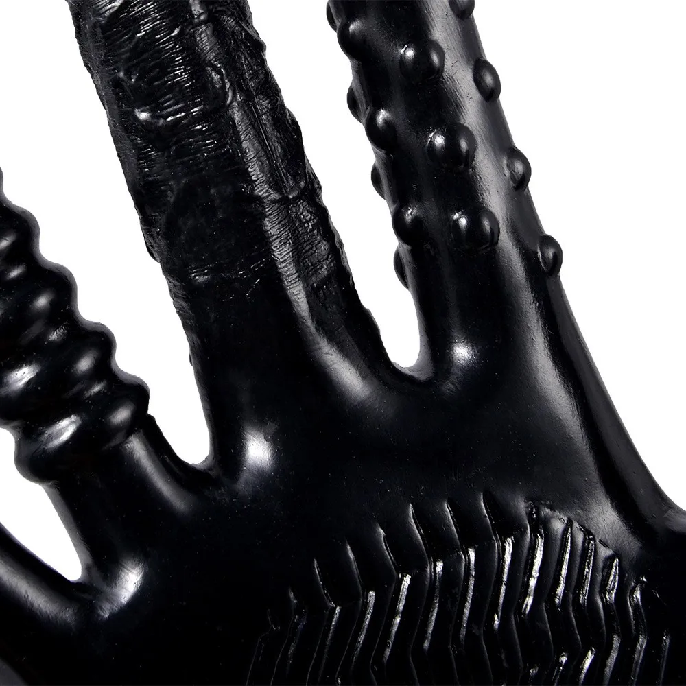 Vibrating Sex Glove Masturbation Finger Gloves G Spot Stimulator Adult