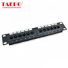 UTP RJ45 1U CAT6 wall mounted network 12 port mini patch panel