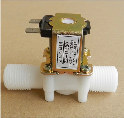 Válvula Solenoide Eléctrica G1//2/'/' N//c Eléctrica Solenoide Válvula Agua normalmente cerrado
