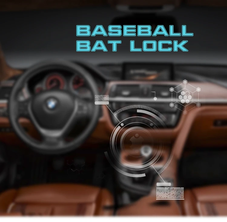 Baseball Bat Club Lock Steering Wheel Lock Car Anti-theft Device Guard  Security Automobile Auto 6087 - Buy Baseball Bat Lock,Steering Wheel Lock,Anti-theft  Lock Product on 