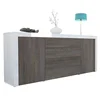 Factory Price 4 Drawers Living Room Wood Side Cabinet Design with 2 Doors