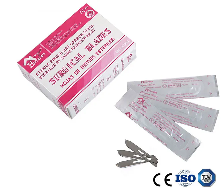 High Quality Carbon Steel Surgical Blades With CE ISO Approved