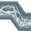 Good price beautiful modern decorative corner cornice ceiling pattern