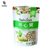 Custom Made Moisture Proof Sample Promotional Standing Up Pouch Zipper Packaging With Window