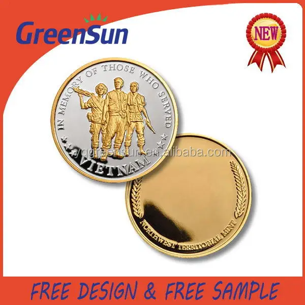 Souvenir Challenge Coin gold coin gold blank souvenir coin
