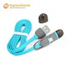 Hanging basket 2 in 1 Micro 8 Pin Flat USB Cable Sync Data Charger Cable For Apple iPhone Samsung Galaxy Android
