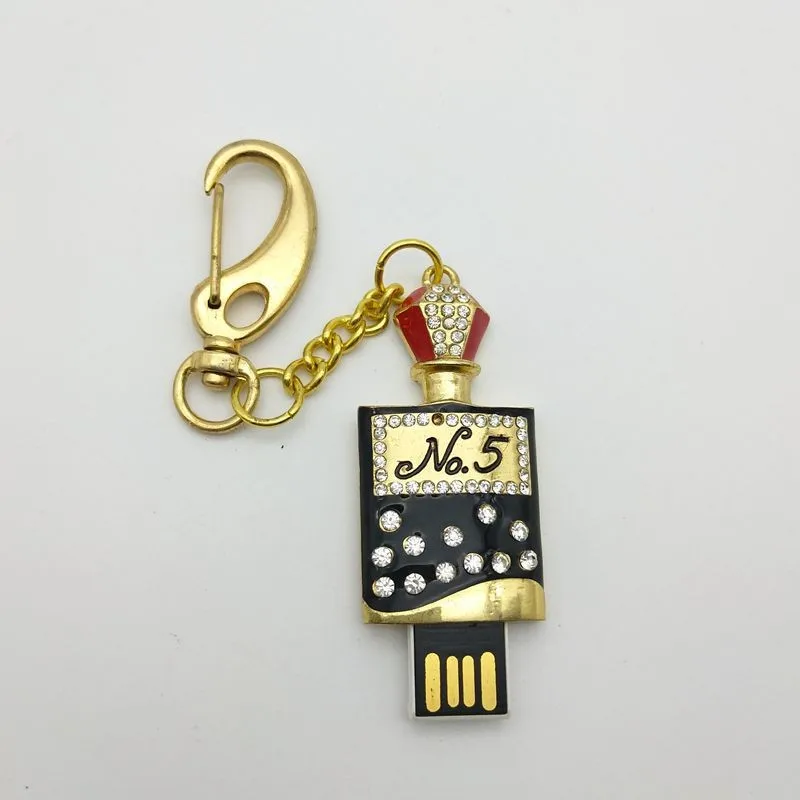 Famous Perfume Shape Jewelry Usb 2.0 3.0 Usb Flash Drive 2GB 4GB - ANKUX.COM