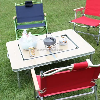 Outdoor Furniture Camping Wood Aluminium Lightweight Folding Korean Outdoor Furniture Camping Wood Aluminium Lightweight Folding Korean Bbq Grill Table