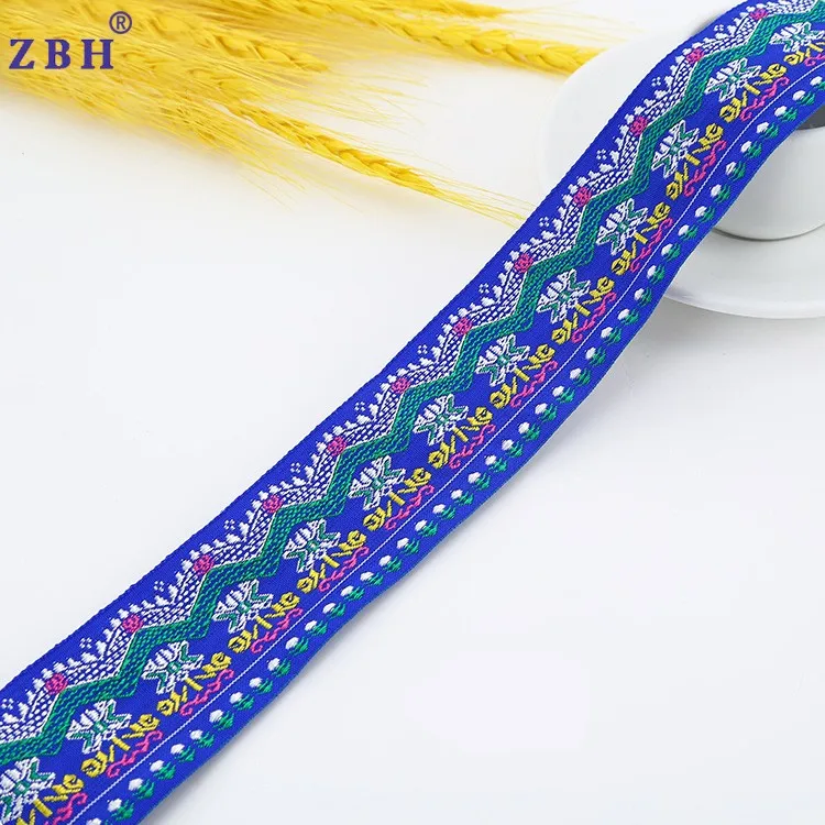 Ethnic style jacquard ribbon embroidery polyester ribbon ethnic Ethnic style jacquard ribbon embroidery polyester ribbon ethnic