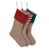 2018 High performance traditional hanging decoration gifts christmas stocking socks with stripe