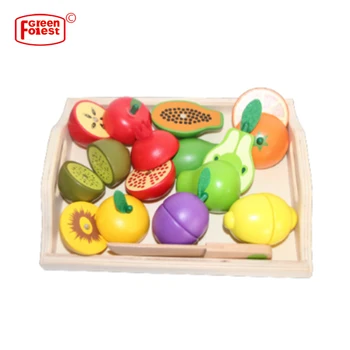 fruit cutting toy set
