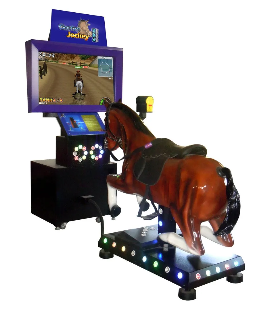 Go Go Jockey Game Center Equipment Video Horse Racing Arcade Games