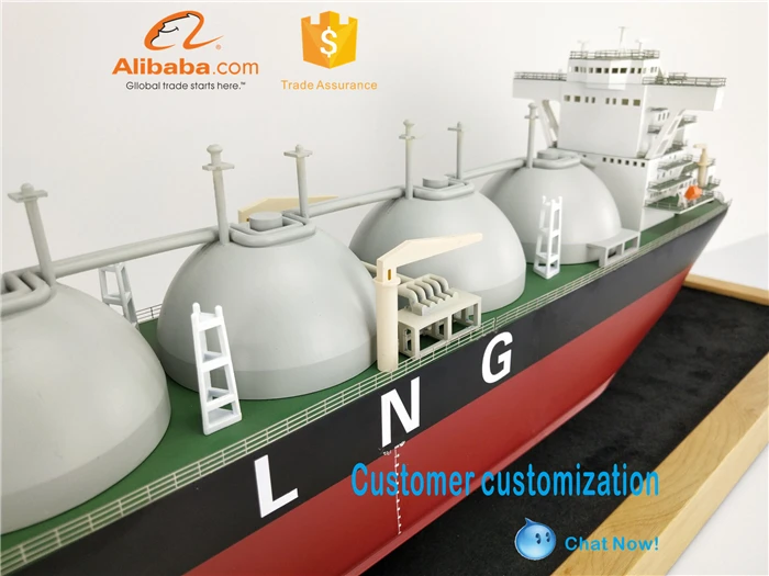 LNG ship model 65cm LNG vessel model Natural gas ship model