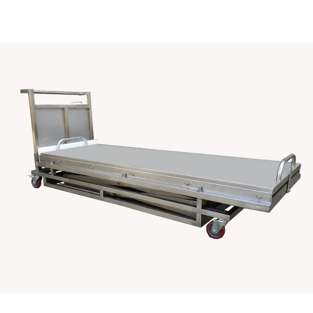 Mortuary Trolley Lifting Cart Cadaver Body Transport Lifter