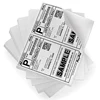 White Half Sheet Address Mailing Shipping Labels for Laser and Inkjet Printers (Self Adhesive) UPS USPS FEDEX-5-1/2" x 8-1