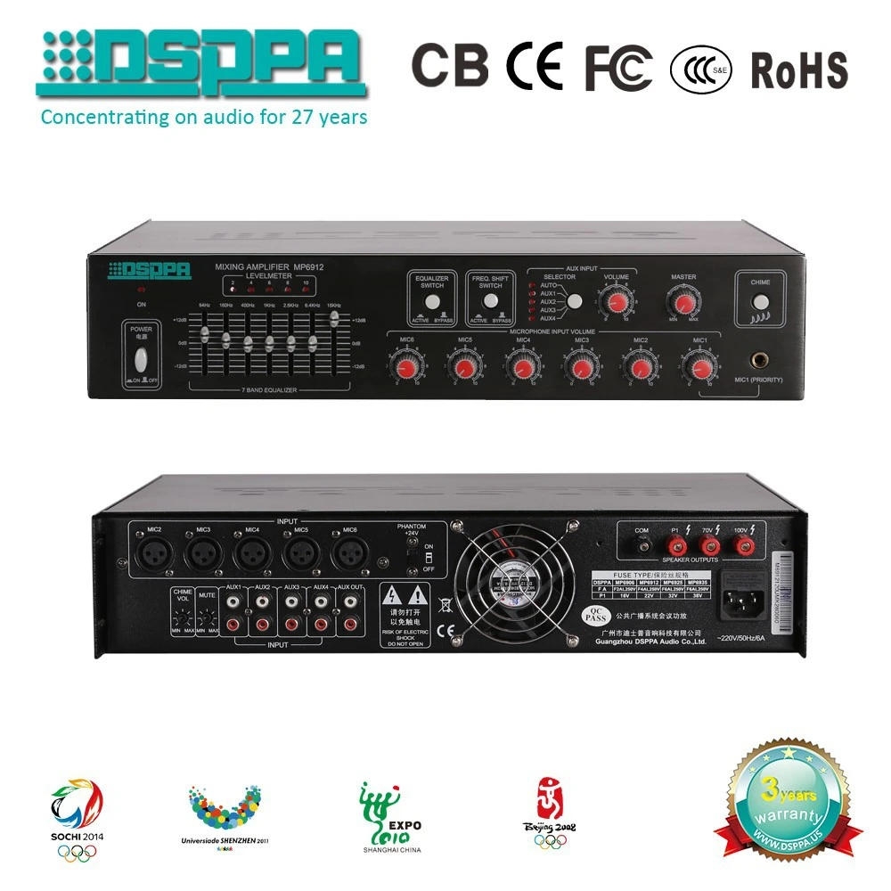 6 channel speaker amplifier