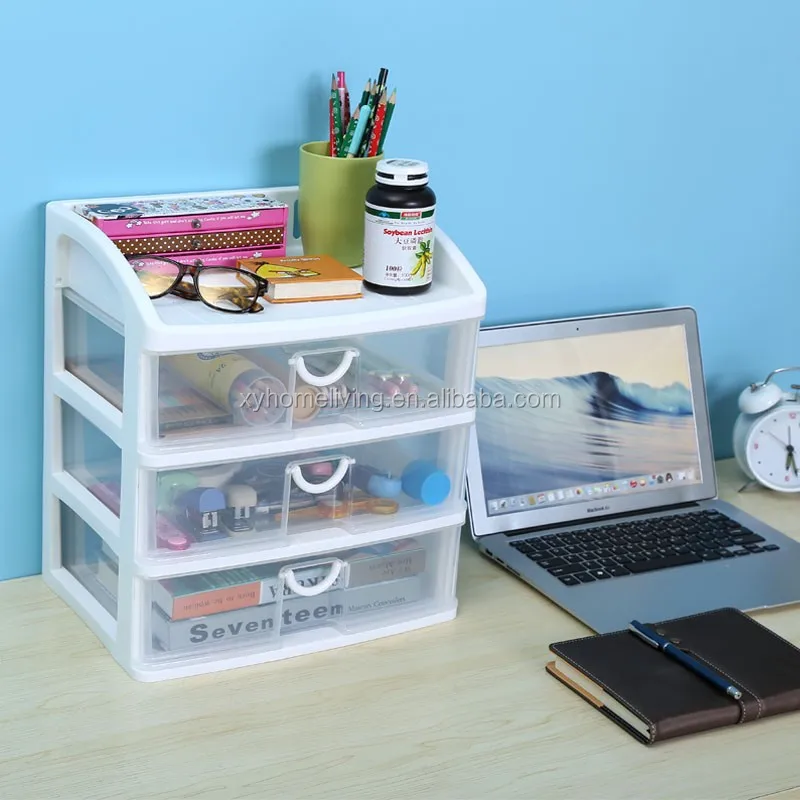 3 Tiers Clear Plastic Tabletop Storage Drawer Buy Tabletop Storage