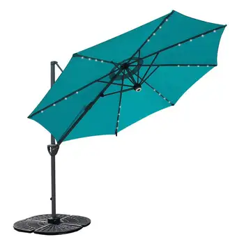 10 Ft Offset Patio Umbrella With Solar Powered 32led And Blue Tooth Speaker Buy Patio Umbrella With Led Patio Umbrella With Solar Powered 32led Patio Umbrella Blue Tooth Speaker Product On Alibaba Com