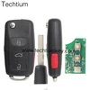 1J0 959 753 DC 315MHZ with chip flip remote control car flip key for volkswagen golf 5 New Beetle Passat B5 B6 Jetta