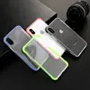 Two-color Tpu Transparent Mobile Phone Shell Four corner Anti-drop Silicone Mobile Phone Case