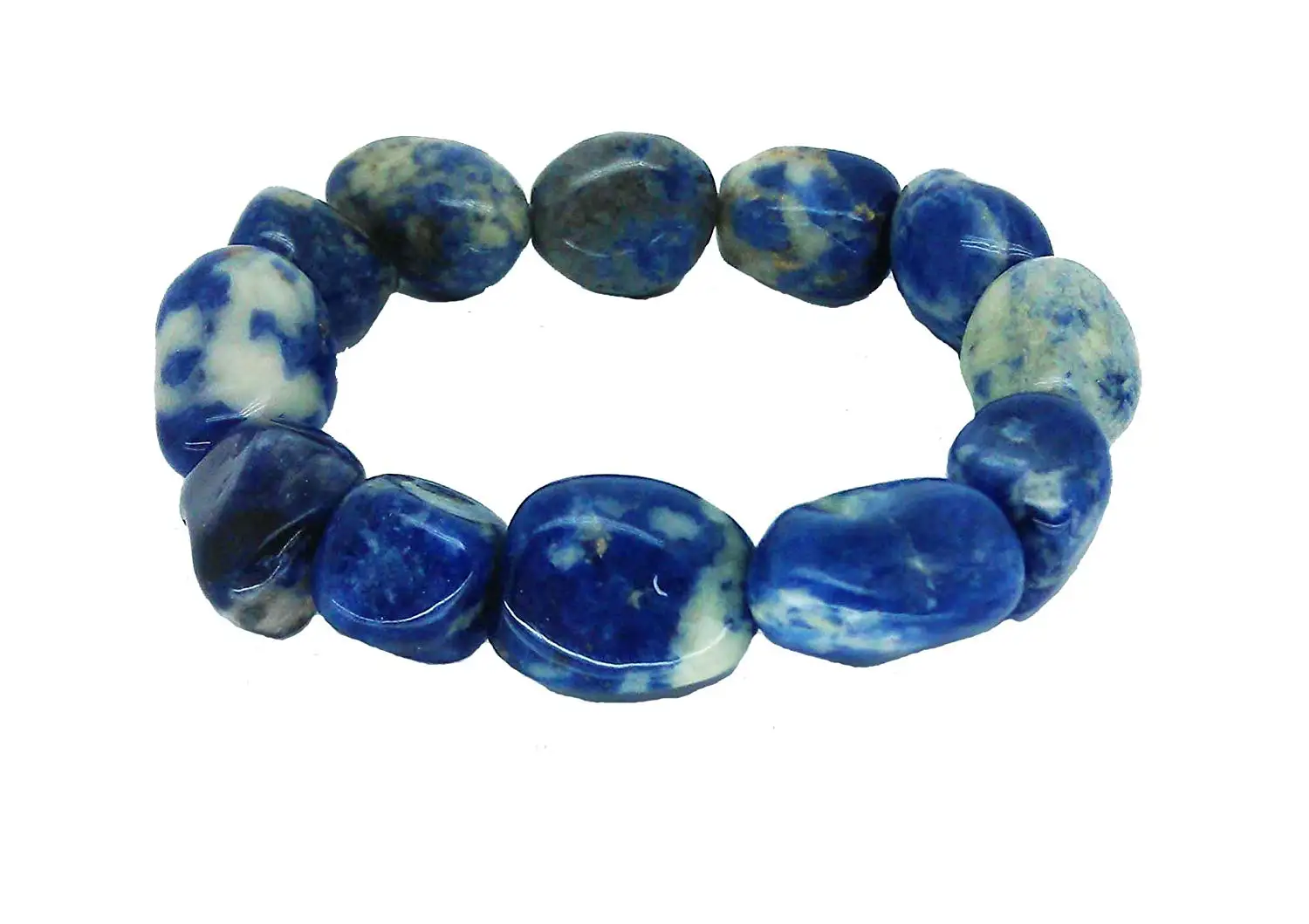 Lucky Sagittarius Birthstone Heart Pendant Zodiac Astrology Gemstone Sodalite