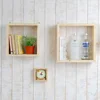square wood shelf
