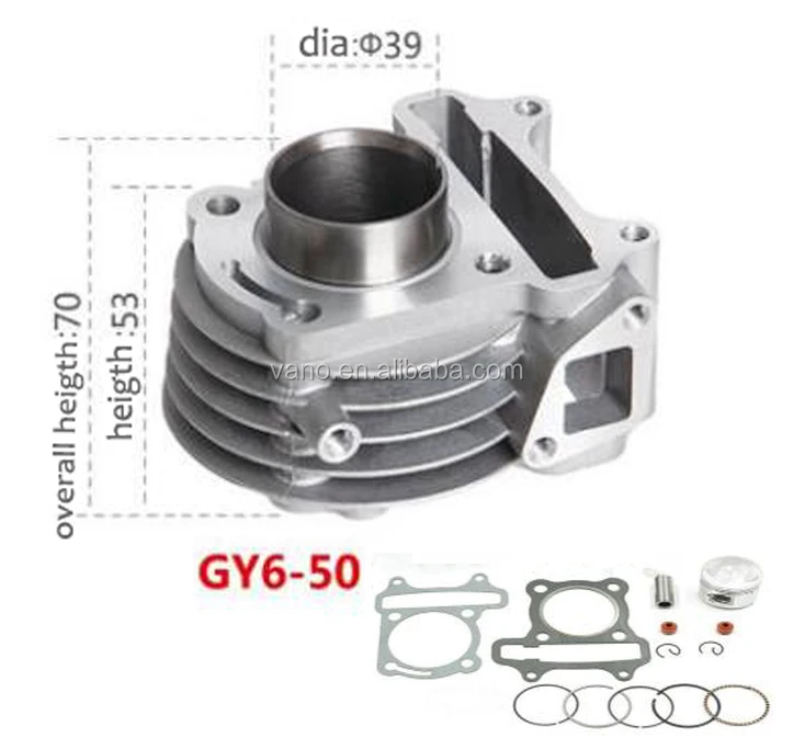 gy6 39mm cylinder kit 50cc 139FMB cylinder