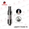 Liberty Tcore T9 vape atomizer tank top adjust airflow metal round tip drip