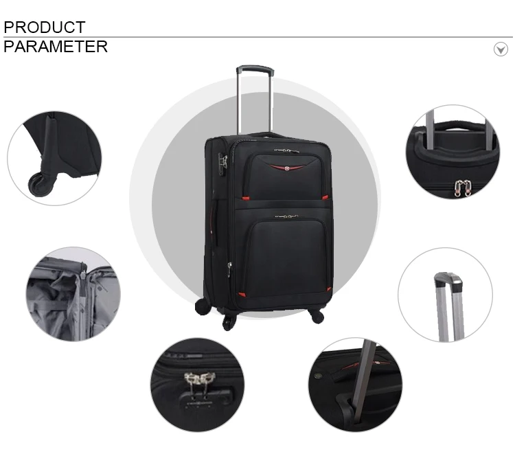 Multifunction Factory Custom Nylon Luggage Bag Travel Luggage / 4