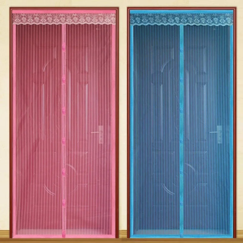 Factory Hot Sales Anti Mosquitoes Curtain Type Magnetic Screen For Doors And Windows