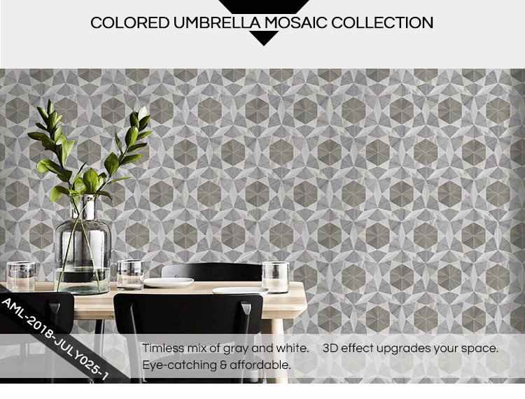 Artmosaic Lab New Design Marble Mosaic Tile Art Stone For Bathroom