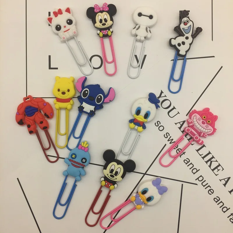 Cute Cartoon Characters Paper Clip Bookmark Promotional Gift Stationery