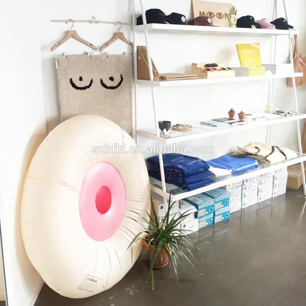 summer pool party boob shape fancy inflatable pool float