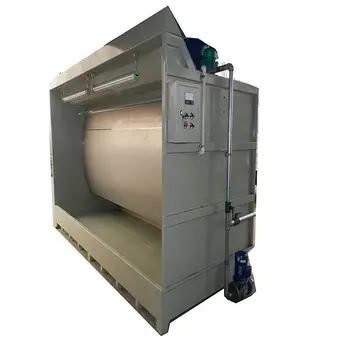 Iso Standard Water Curtain Spray Booth Open Face Paint Booth Used