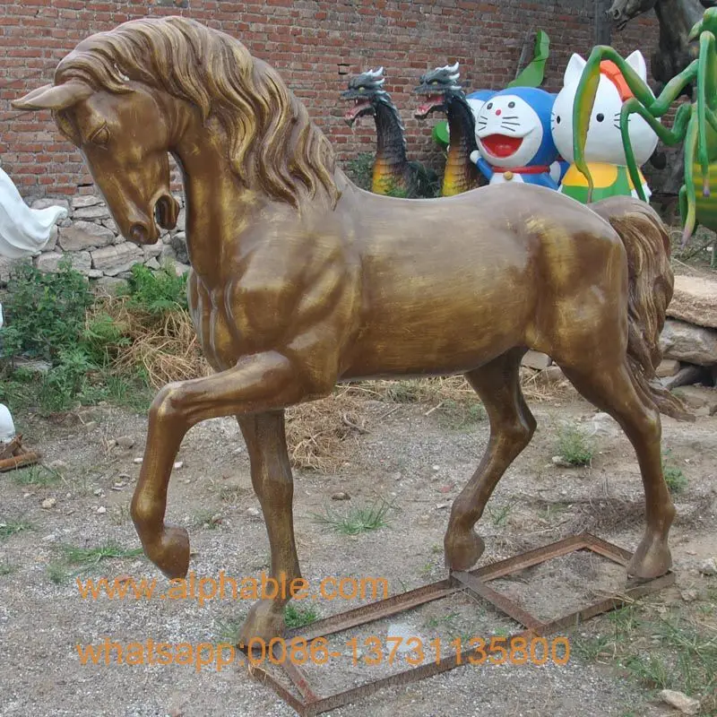 life size resin horse