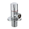 Sanitary good price OEM wall mounted toilet water angle stop valve 1/2inch x 1/2inch zinc angle valve for bathroom