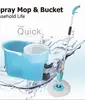 Super Magic Spin and spray mop with bucket assemble 360 spin magic mop