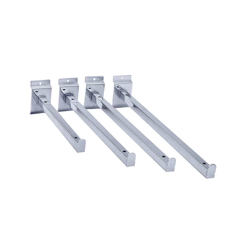 Factory Wholesale Slatwall Hooks Display Glass Bracket Brackets For