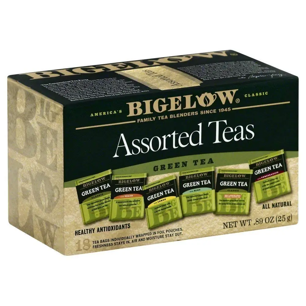 Bigelow Assorted Green Teas 0.82 OZ(Pack of 12)