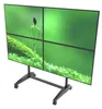 Multi TV Screen Display Rack Floor Cart Stand for up to four 50" 2x2 LCD LED TV Showroom